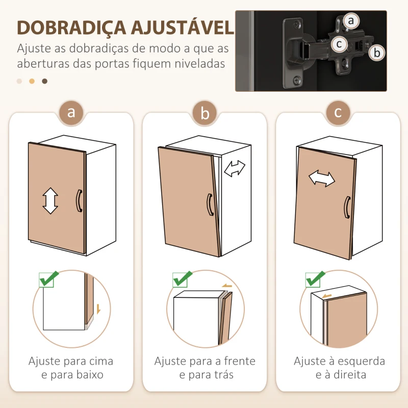 HOMCOM Armário de Cozinha com 3 Portas de Vidro Compartimento Aberto 2 Gavetas e Prateleiras Ajustáveis 100x40x180 cm Preto