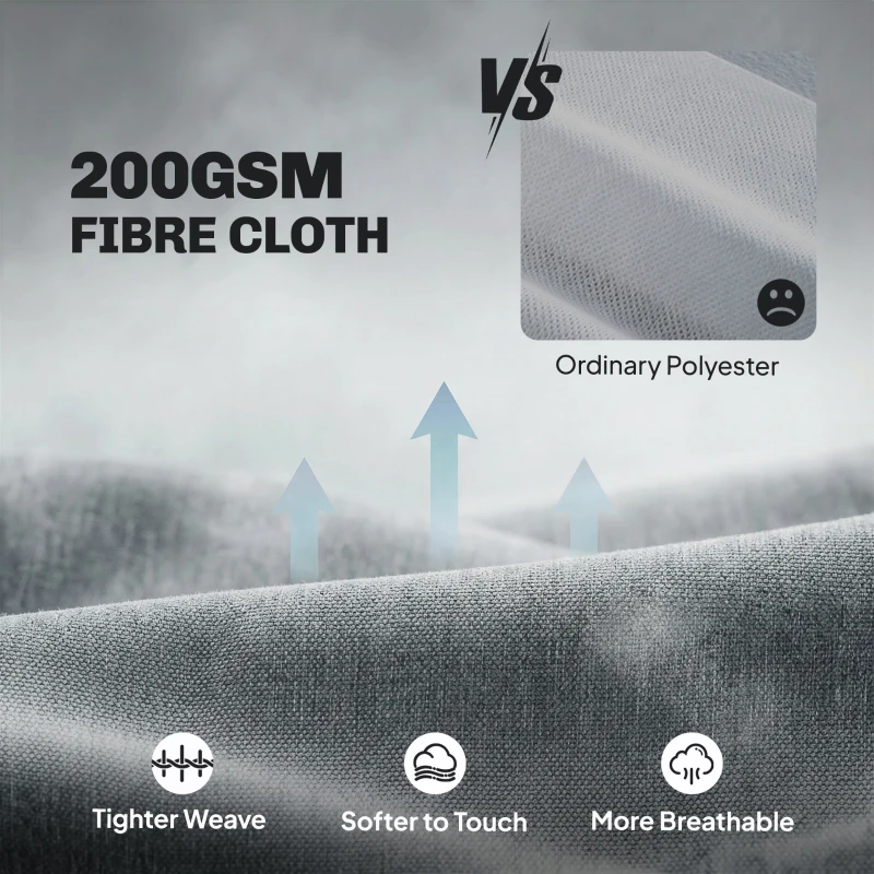 Outsunny Rattan Bistro Set, Reclining Garden Chairs and Glass Coffee Table with Cushions for Patio Balcony Porch, Grey