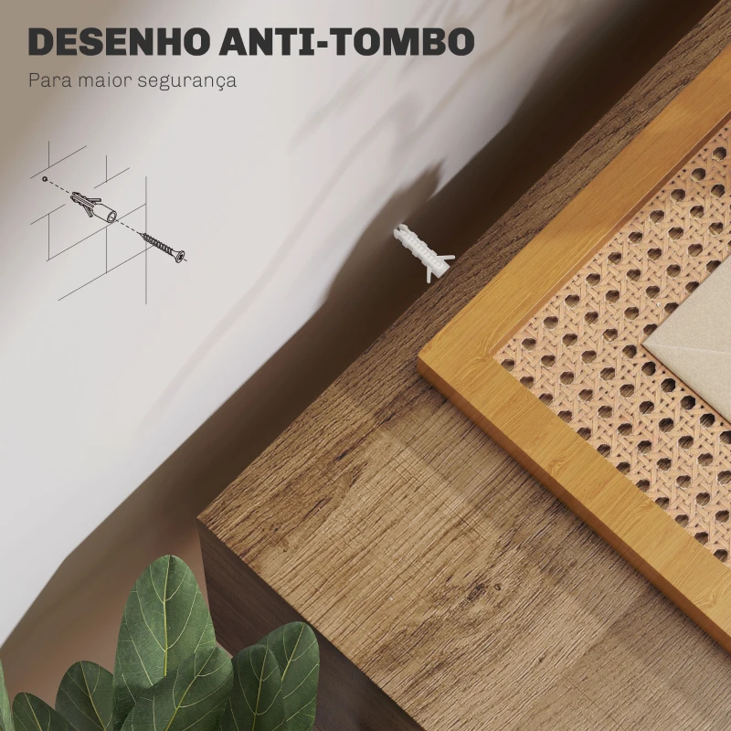 HOMCOM Mesa Consola com 3 Gavetas Consola Estreita para Entrada com Pés de Aço 90x30x75 cm Madeira