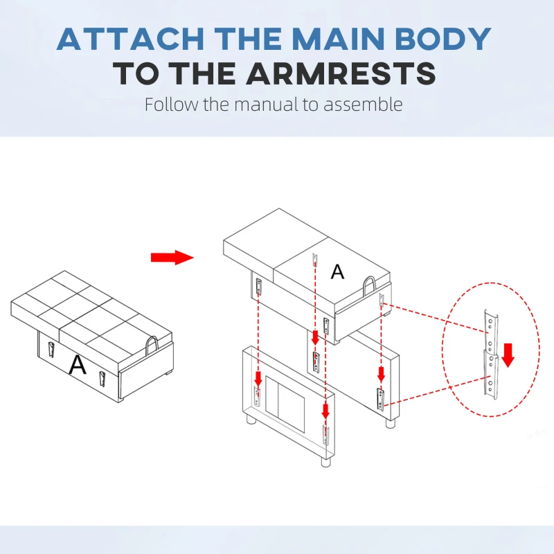 HOMCOM Canapea-pat pliabil convertibil cu spătar reglabil și pernă, Gri