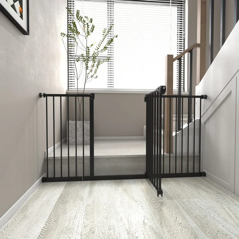 PawHut Gard Caini – 3 Prelungiri, 152,3 cm, Cu inchidere Automata