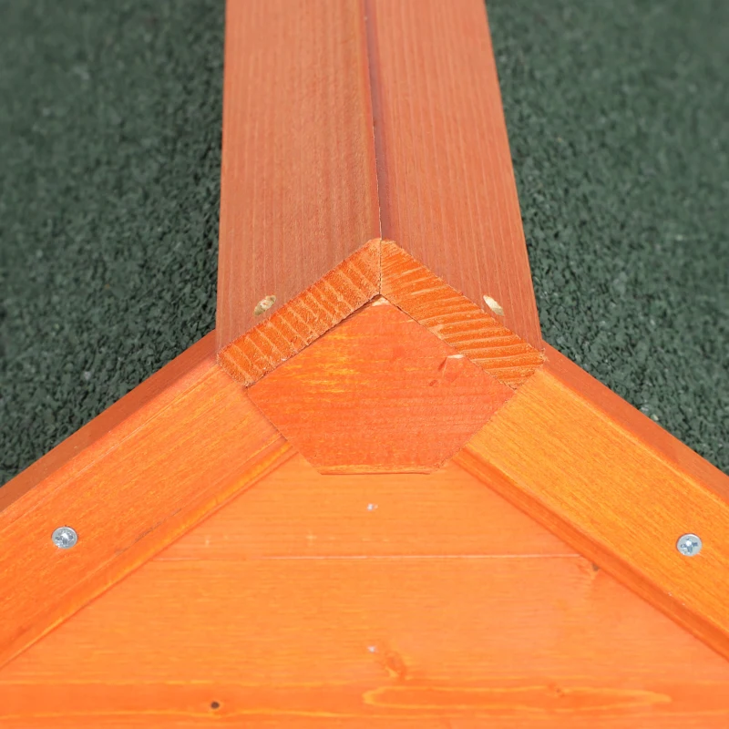 PawHut Coteț pentru Găini de Grădină din lemn de Brad, lemn verde, 160x98.5x107cm