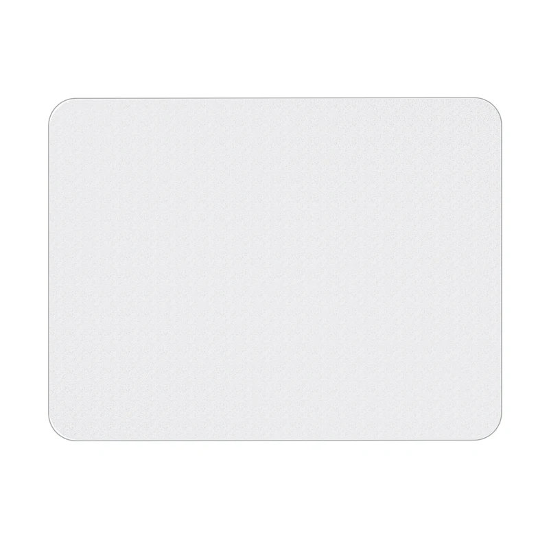 HOMCOM Tapis de chaise de bureau rectangulaire, antidérapants en plastique transparent 90x120cm