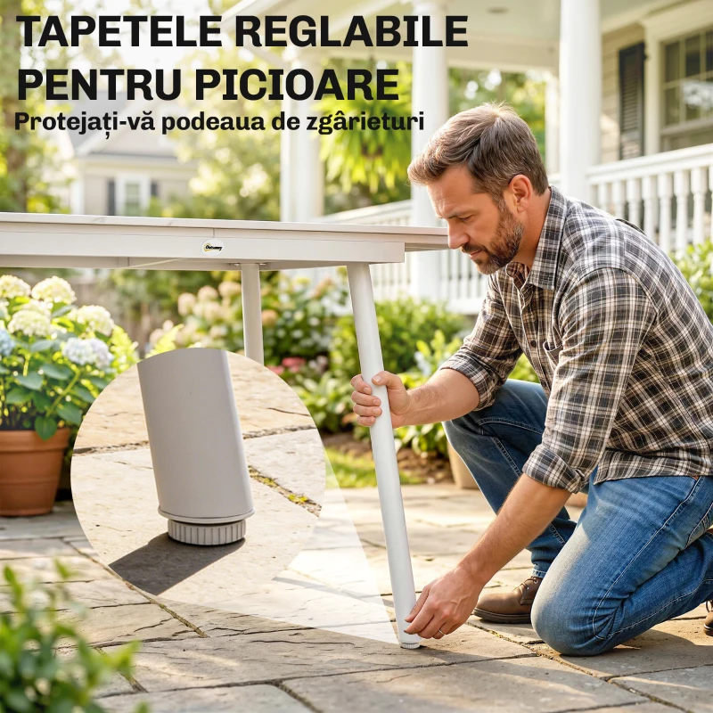 Outsunny grădină terasă lemn fals