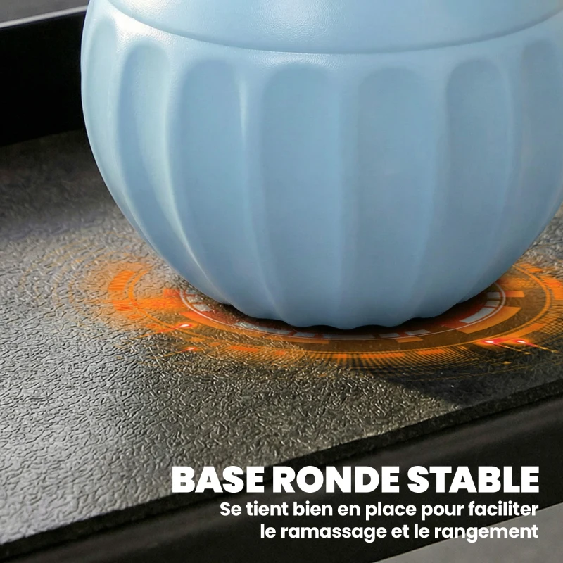 SPORTNOW Kettlebell 14 kg, haltère avec poignée Antidérapante, haltère à boule, musculation, entraînement, pour gym, bleu