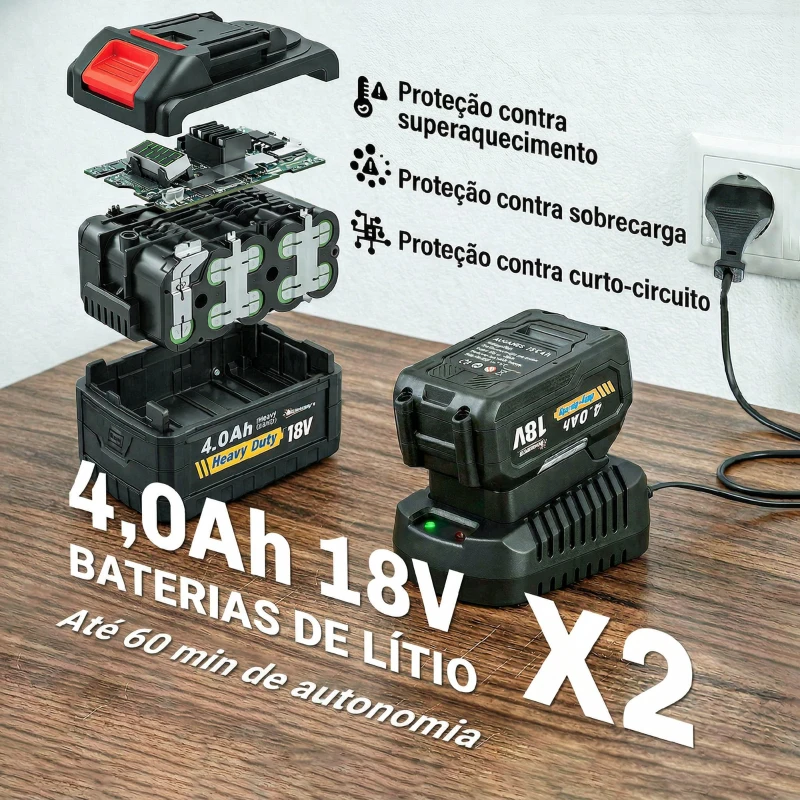 Outsunny Soprador de Folhas Sem Fios 18 V com 2 Baterias 4.0 Ah e Carregador Motor Sem Escovas 600 W 3 Velocidades Correia para Ombro 149 km/h 96x16,5x29 cm Preto