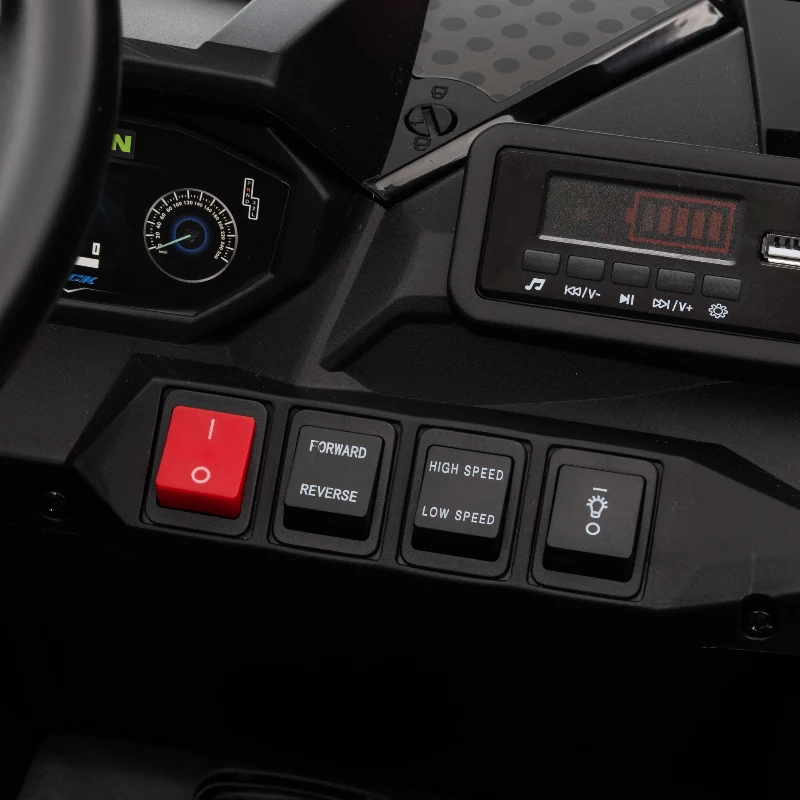 AIYAPLAY 2 Seater 24V 7AH Ride on Truck, Battery Powered Electric Ride On Car w/ Remote, Suspension, 3 Speeds, Pink