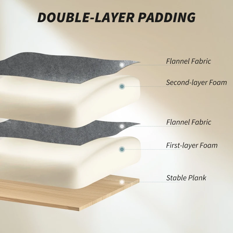 HOMCOM Fotel biurowy z regulacją wysokości, obrotowy, ze śnieżnego flanelu, 80 x 80 x 106-114 cm, ciemnoszary