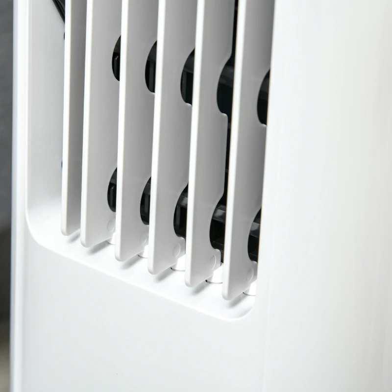 HOMCOM 2-in-1 luchtkoeler met waterkoeling, 5L watertank, 12-uurs timer, voor 20 m²