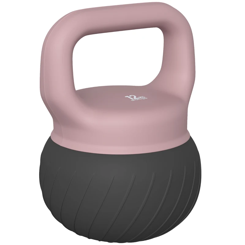 SPORTNOW Soft Kettlebell, 12kg Kettle Bell with Anti-Slip Grip for Home Gym Weight Lifting and Strength Training
