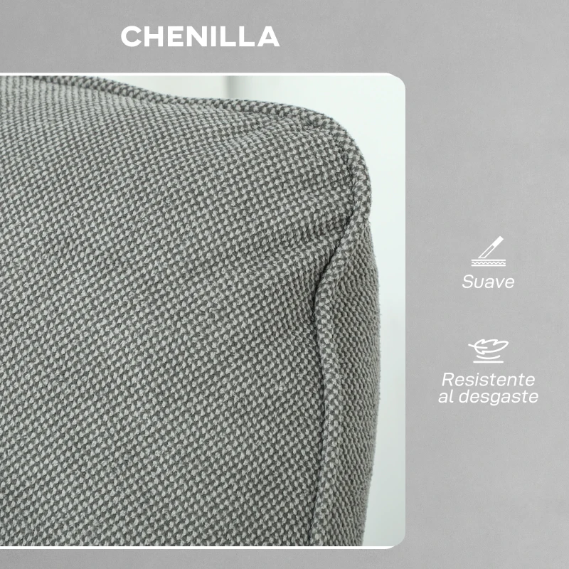 HOMCOM Sillón Relax Reclinable Eléctrico con Calor Lumbar Masaje Vibración Motor Silencioso Función de Memoria Gris Oscuro