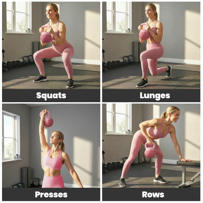 SPORTNOW Soft Kettlebell, 6kg Kettle Bell with Anti-Slip Grip for Home Gym Weight Lifting and Strength Training