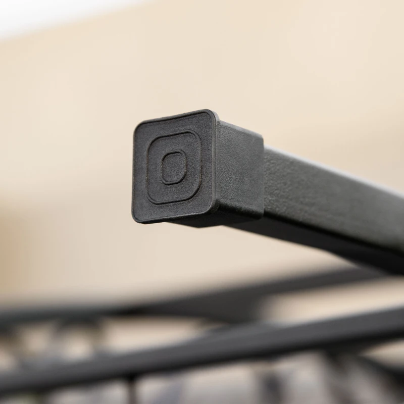 Outsunny 211cm Height Metal Garden Arch Arbor for Wedding Decor for Climbing Plants and Outdoor Decoration