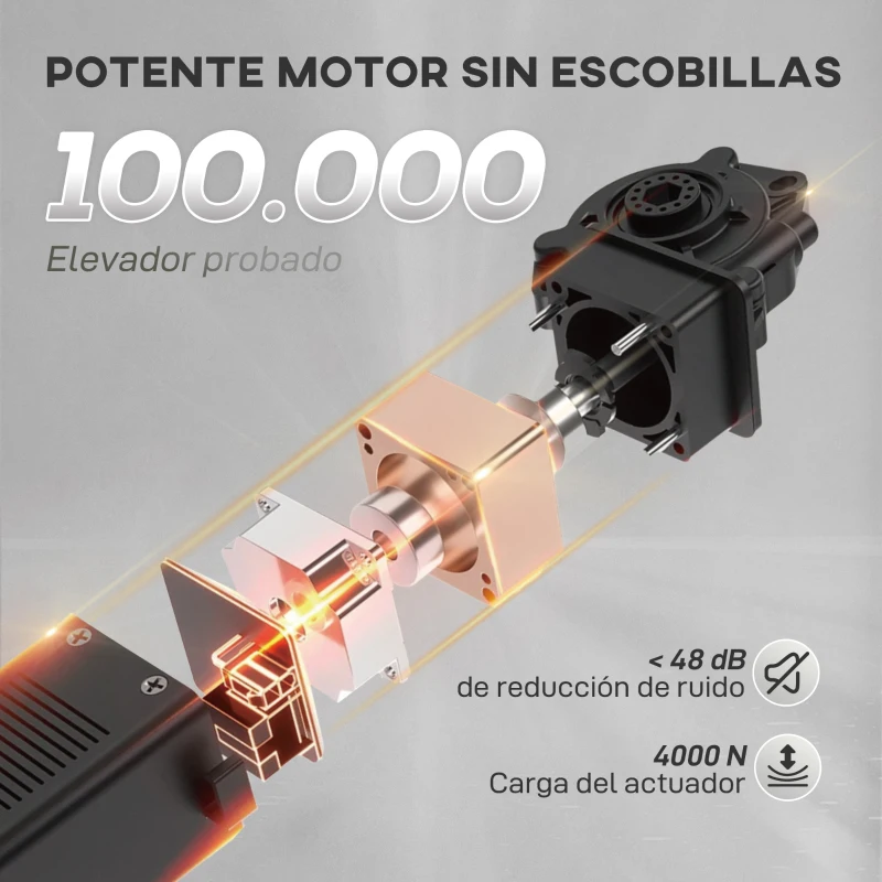 HOMCOM Sillón Relax Reclinable Eléctrico con Calor Lumbar Masaje Vibración Motor Silencioso Función de Memoria Gris Oscuro