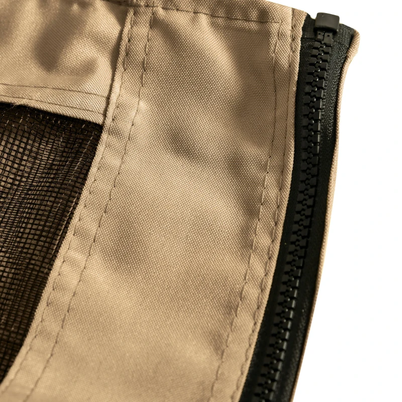 Outsunny 302 x 207cm Universal Replacement Mesh Sidewall Netting for Gazebos and Canopy Tents, (Sidewall Only) Beige