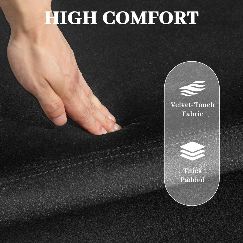 Pufa z pojemnikiem, metal, drewno, pianka, czarna