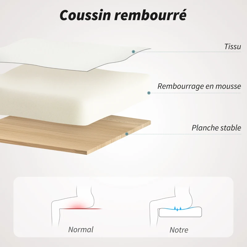 HOMCOM Chaise bureau ergonomique, fauteuil de bureau en maille avec accoudoirs relevables, hauteur réglable, blanc