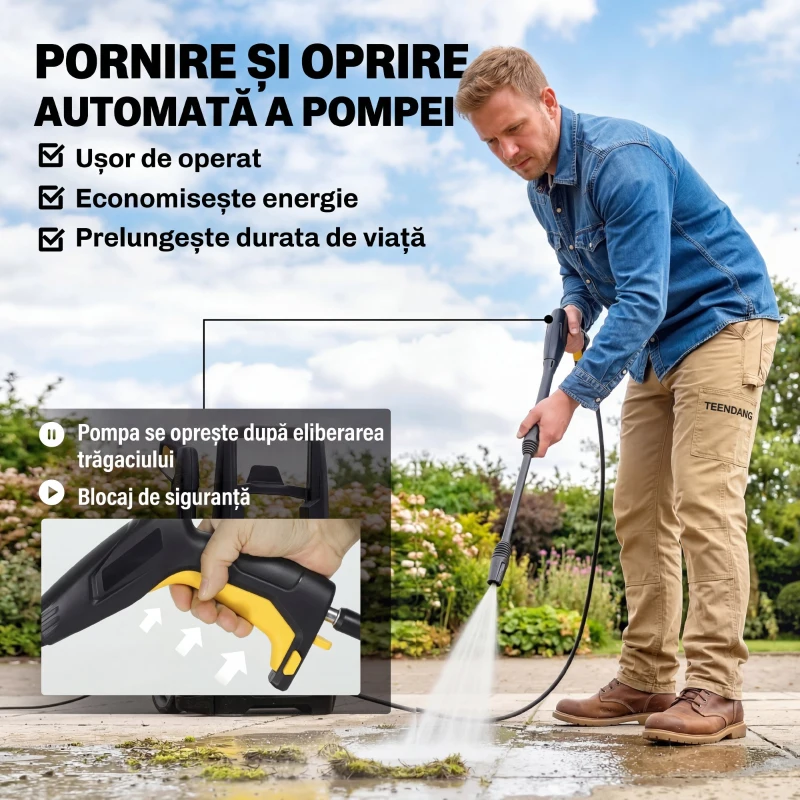 Outsunny spălare cu presiune