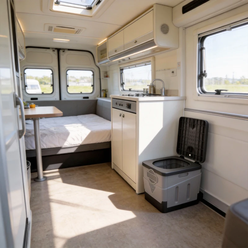 Outsunny Toilette Portable Camping pliable Toilette de camping pour Hommes et Femmes avec 12 packs d'agent 34x29x30 cm gris