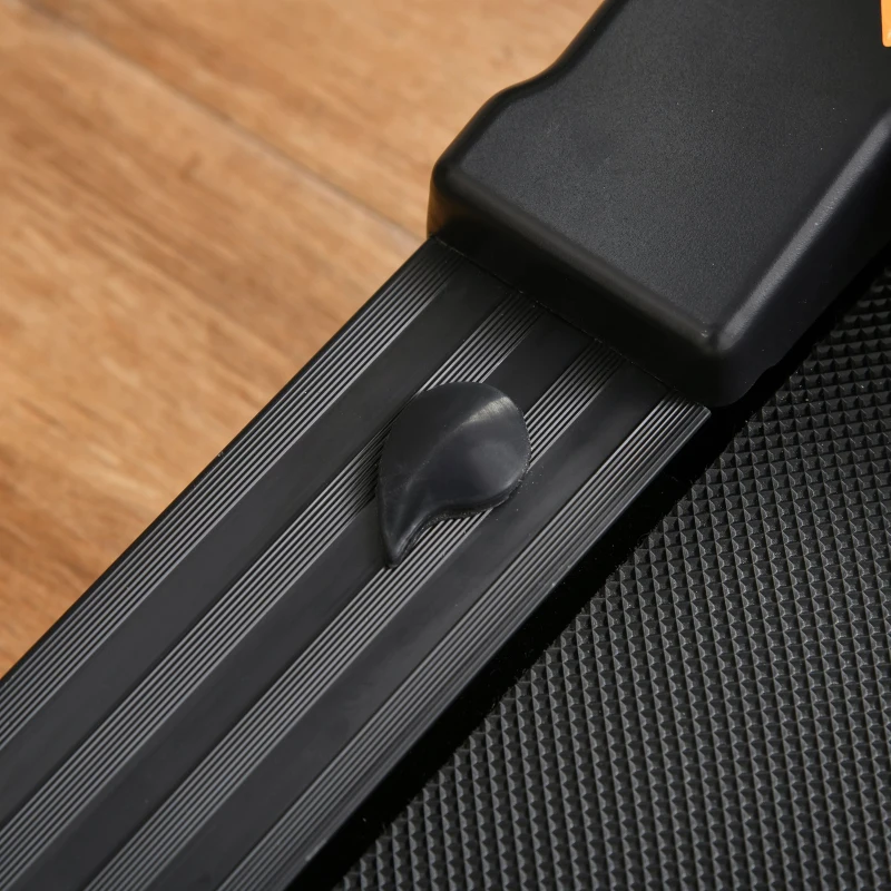 HOMCOM Cinta de Correr para Casa 1-12 KM/H 1,5HP con 12 Programas Ruedas Pantalla LED y Soporte para Móvil para Hogar Oficina