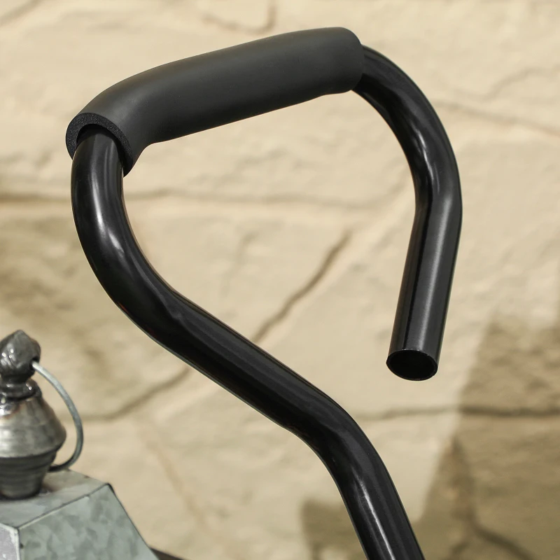 Outsunny Carrito de Jardín con Ruedas Grandes Asa Ajustable y Bolsa Impermeable Removible Carga 300 kg 105x51x54 cm Verde