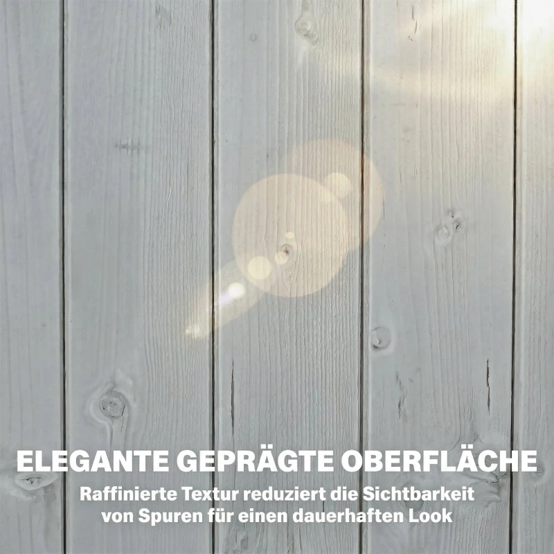 Outsunny Gartenschrank Holz extra hohe Geräteschuppen mit verstellbar Ablage magnetisch Tür galvanisiert Dach Belüftung