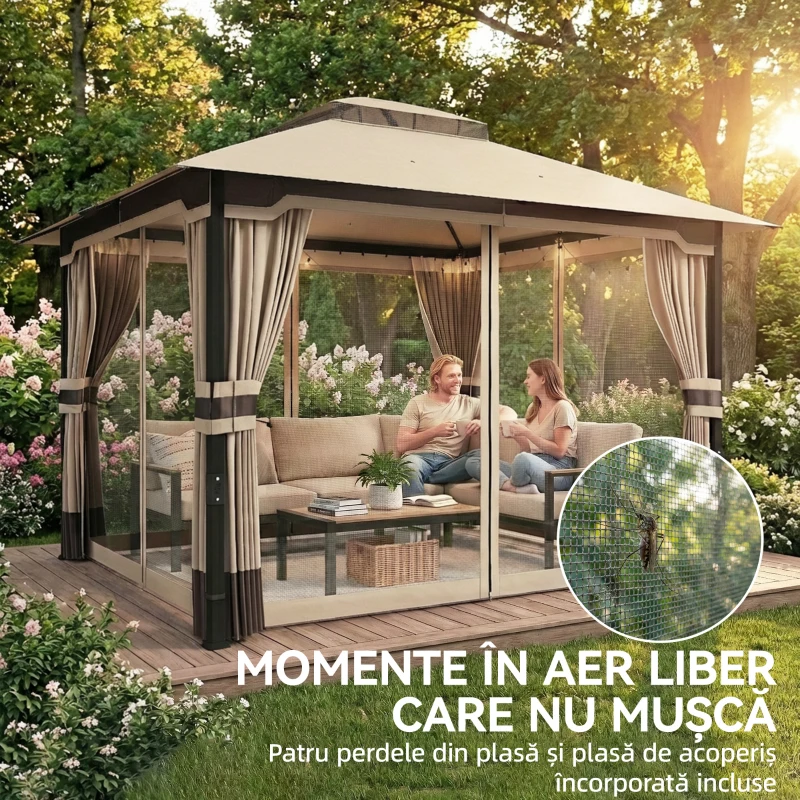 Outsunny pavilion metalic