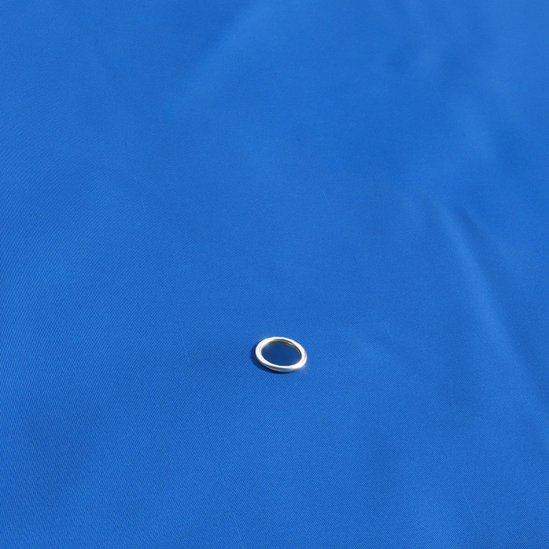 Outsunny Outdoor garden gazebo foldable 3 x 6 m with 6 side walls, carry bag included, blue