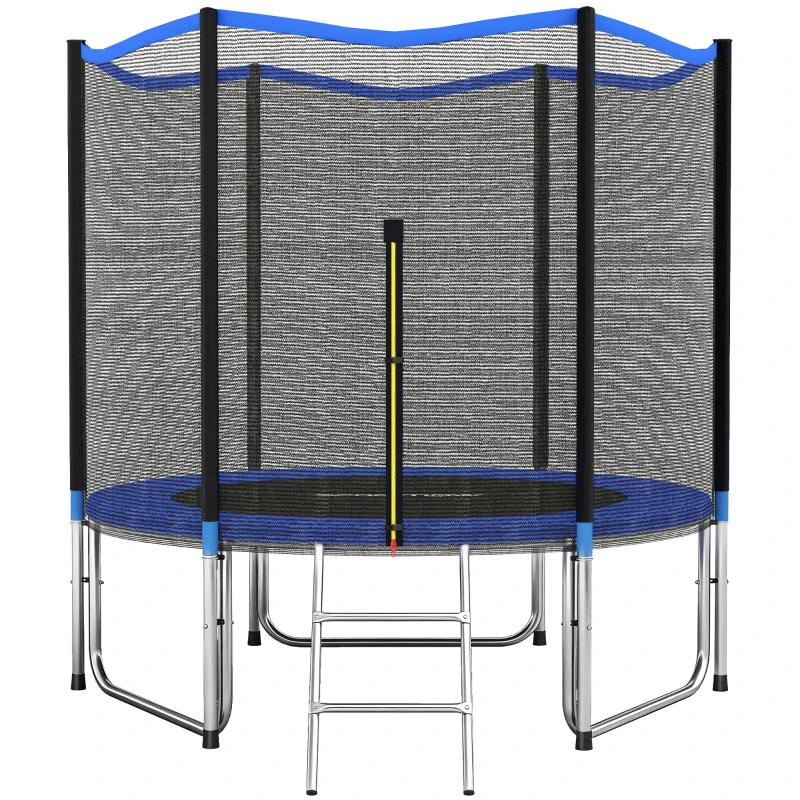 SPORTNOW Trampoline 305 cm avec filet de protection et échelle pour extérieur.