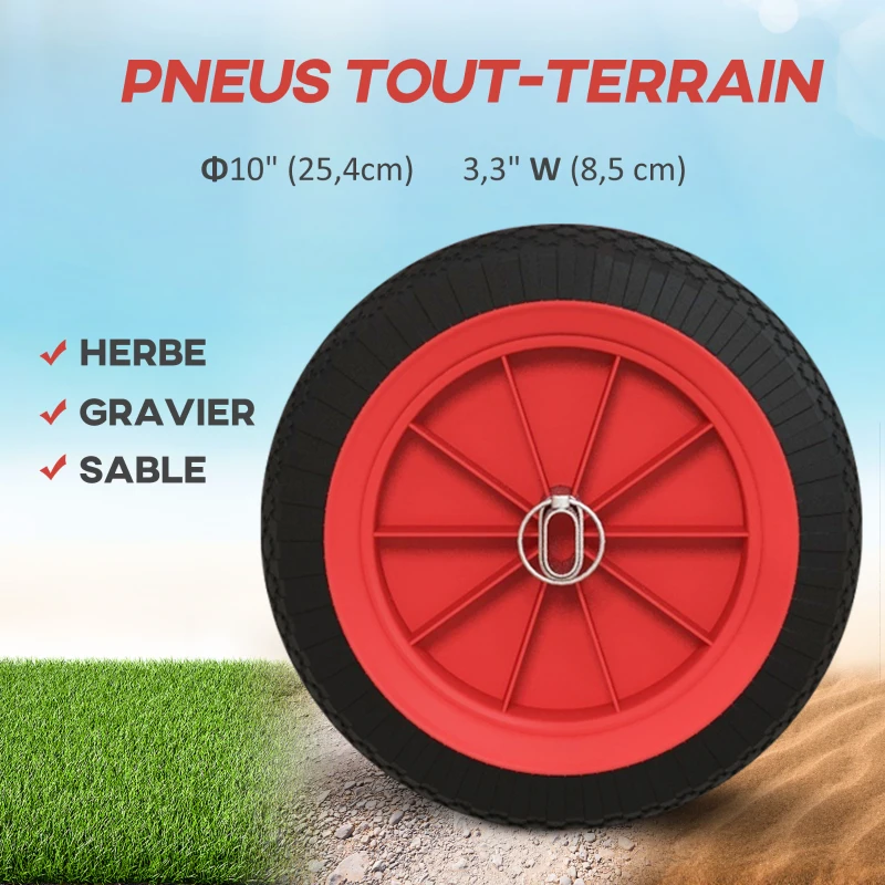 SPORTNOW Kayak transport cart for kayak stand-up paddle canoe with adjustable width large wheels aluminum frame black red