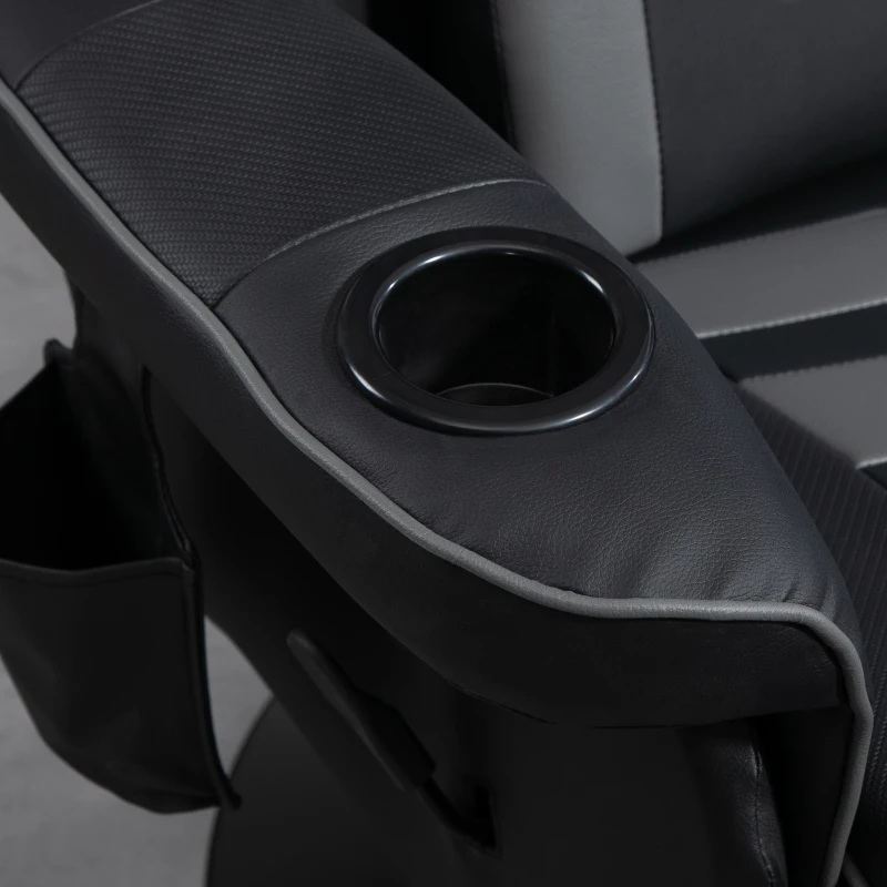 HOMCOM Fotel relaksacyjny z masażem, elektryczny, z funkcją leżenia(m-9)