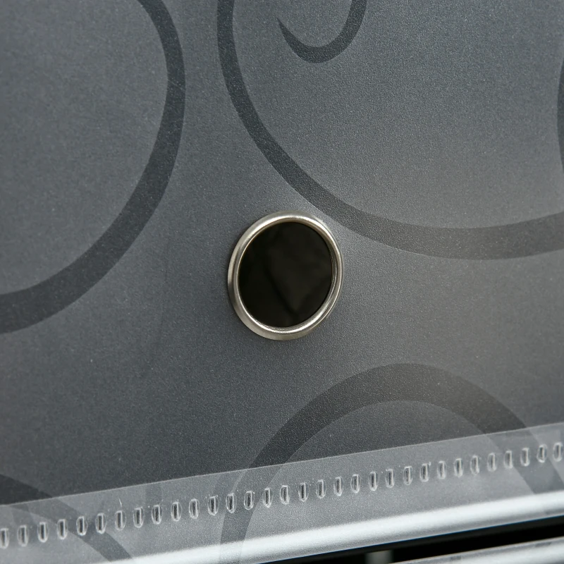 Szafka na buty 12 par, modułowa, czarna, oszczędność miejsca