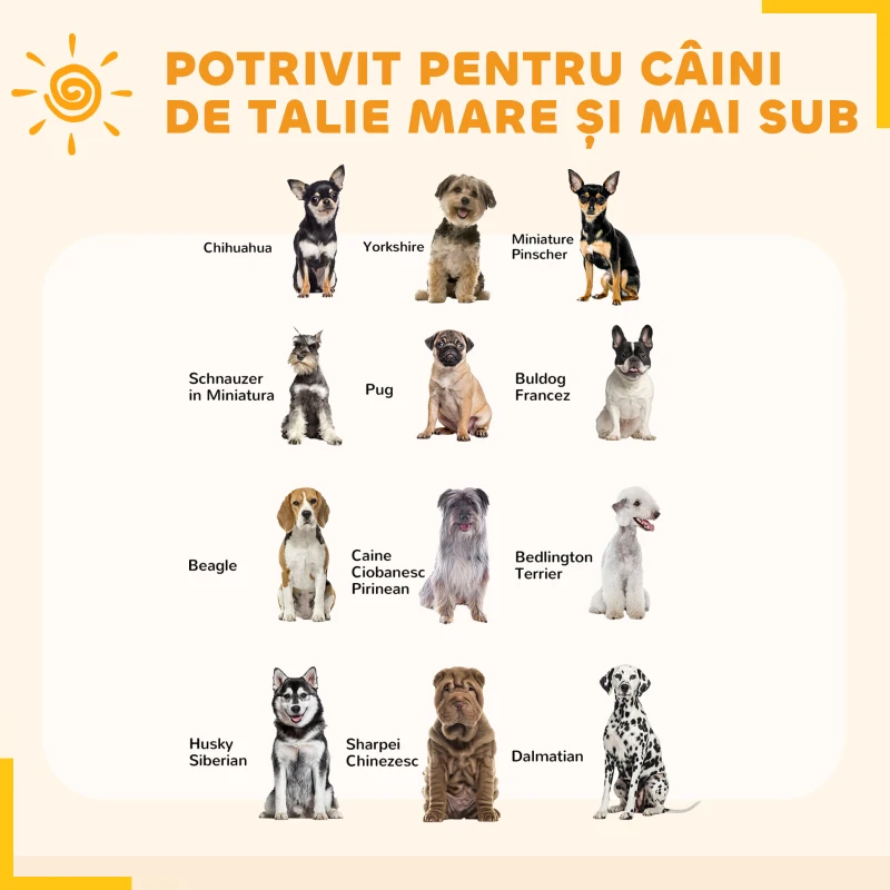 Pawhut tarc Joaca pentru Caini – 6 Panouri Rezistente