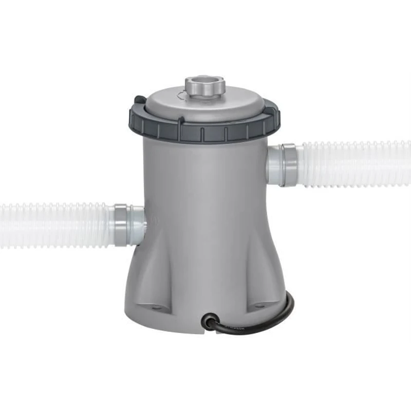 Kit Piscine hors sol tubulaire BESTWAY - Steel Pro MAX™ - 305 x 200 x 84 cm - Ovale (Livrée avev filtre a cartouche et 1 cartouche)