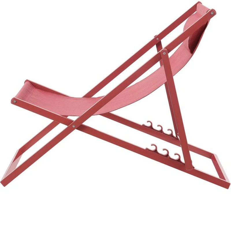 Chilienne PAROS - Structure en acier - L 63 x P 104 x H 85 cm - Terracotta