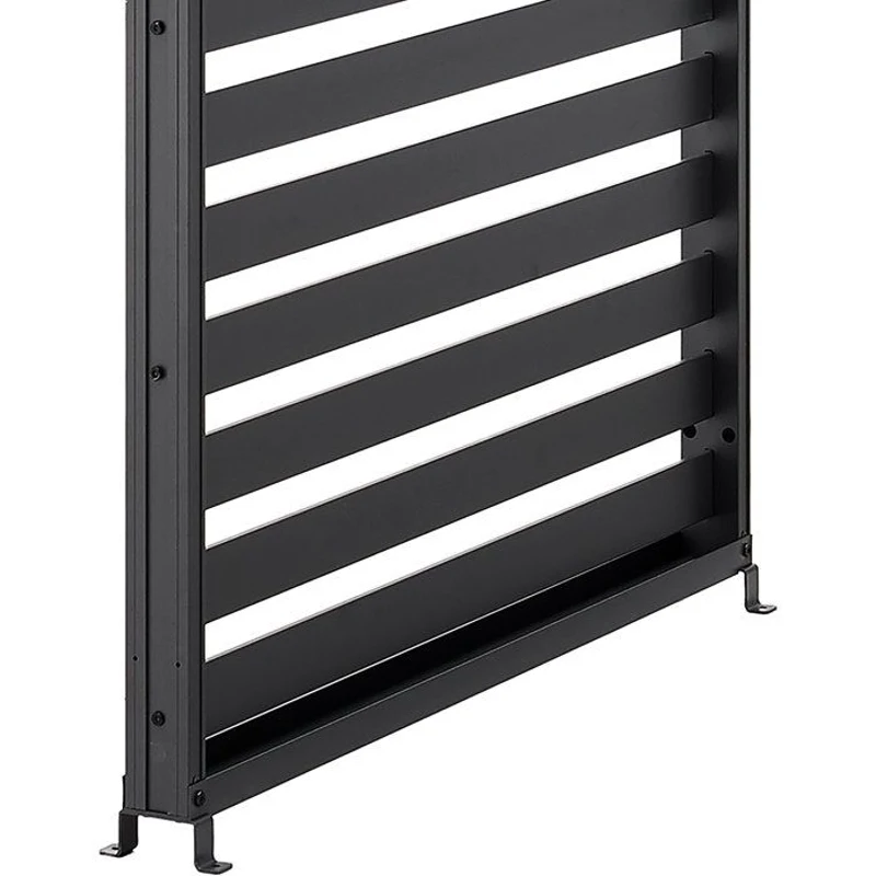 Persienne pour pergola - Aluminium - Gris - 229 x 93 cm