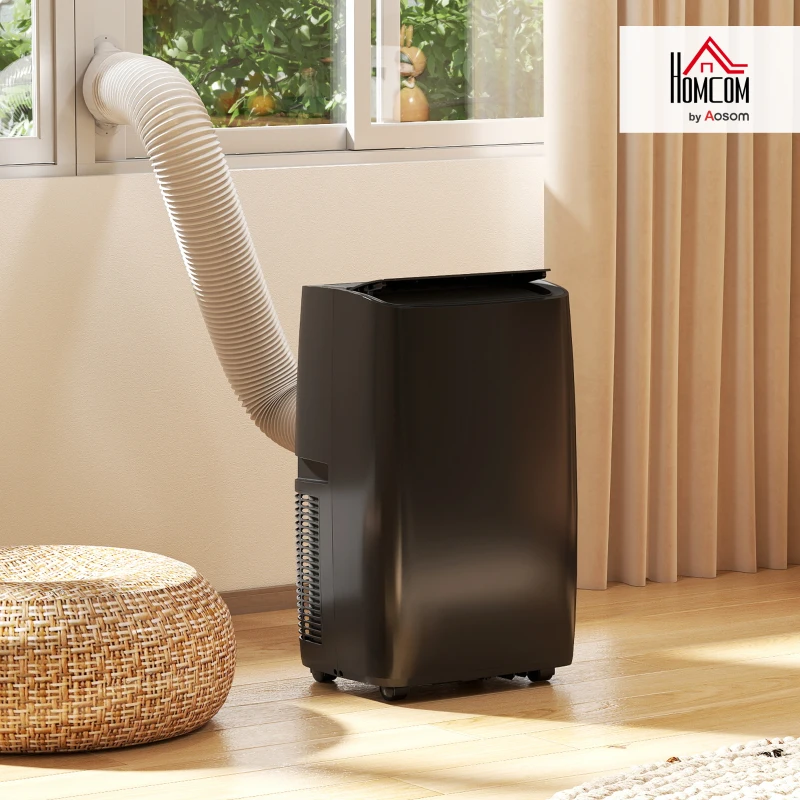 HOMCOM Portable Air Conditioner 14000 BTU, 4-in-1 Air Conditioning Unit, Dehumidifier, Cooling, Fan, Children Lock, 40m²
