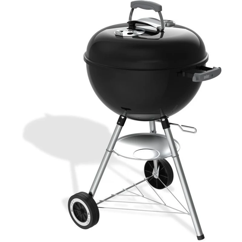 Barbecue a charbon - Weber - Original Kettle - Ø47 cm - Thermometre intégré - Acier émaillé - Clapet d'aération - 6 couverts - Noir