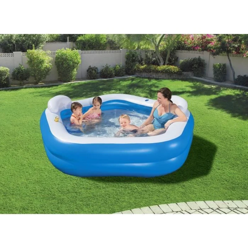 Piscine gonflable - Bestway - Family Fun - 2 anneaux - 575L