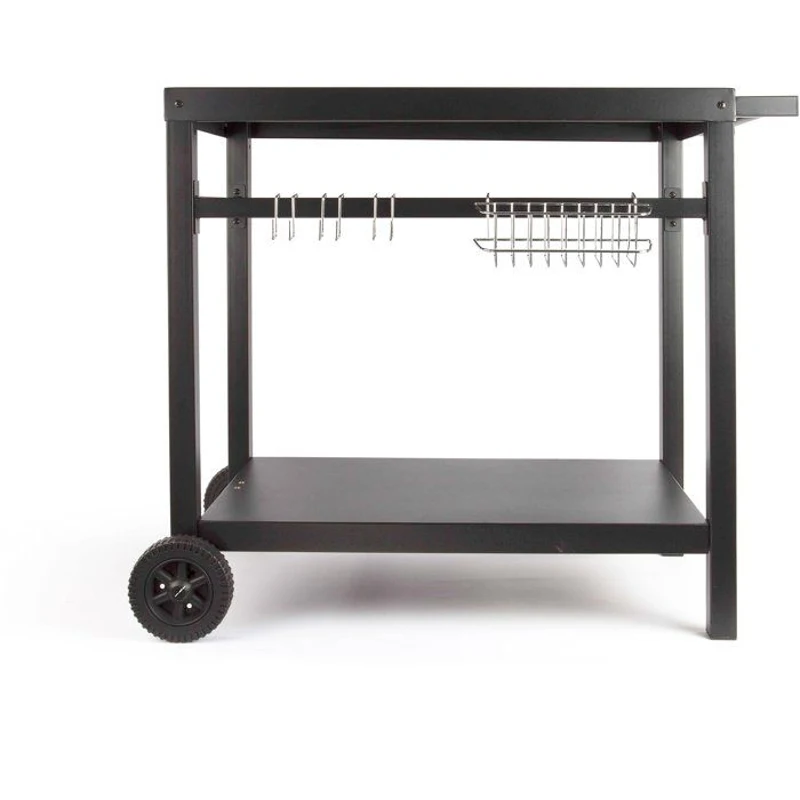 Desserte pour plancha - LIVOO - GS130 - Plateau 85 x 50 cm - Convient pour les planchas 2, 3 ou 4 brûleurs - Finition métal