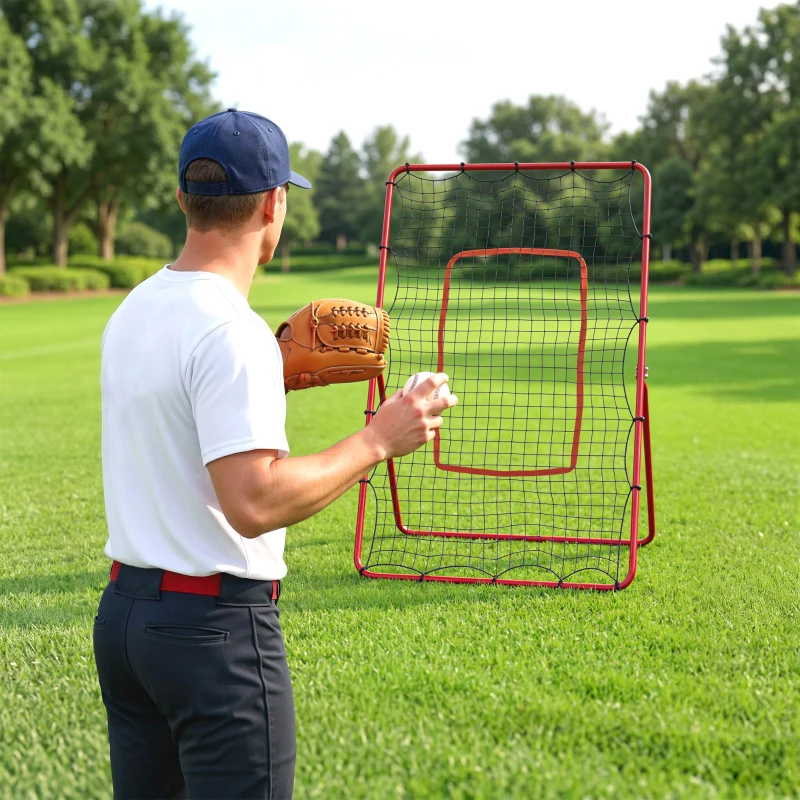 SPORTNOW Plasă de Rimbalans rimbalzator pitchback retur