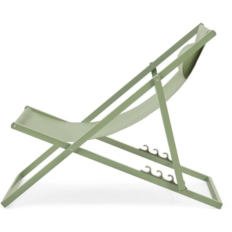 Chilienne PAROS - Structure en acier - L 63 x P 104 x H 97 cm - Vert kaki