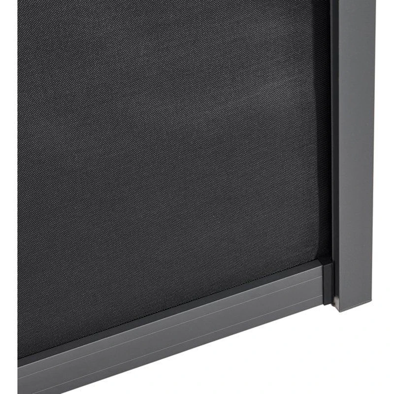 Rideau pour pergola - GAYA - Aluminium - 279,4 x 226 cm - Toile textilene 450 g - Compatible PERGOLAGAYA