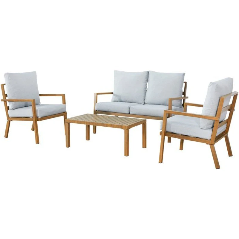 Salon bas de jardin - Aluminium - 4 personnes - CASAIA