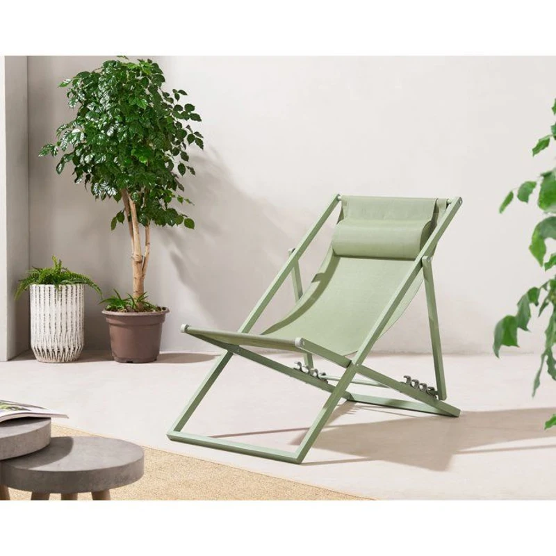 Chilienne PAROS - Structure en acier - L 63 x P 104 x H 97 cm - Vert kaki