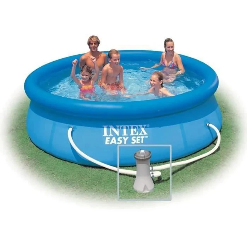 Kit Piscine hors sol autoportante INTEX - Easy Set™ - 305 x 76 cm - Ronde (Livrée avec une pompe) - 28122NP