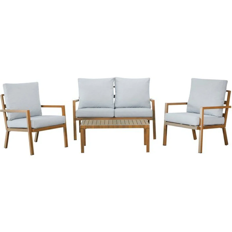 Salon bas de jardin - Aluminium - 4 personnes - CASAIA