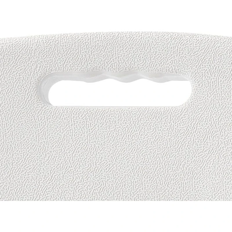 Lot de 2 chaises de réception pliantes - TERRANOVA - 48x44,5xH86 cm - Structure en acier et assise en Polyéthylene PEHD - Blanc