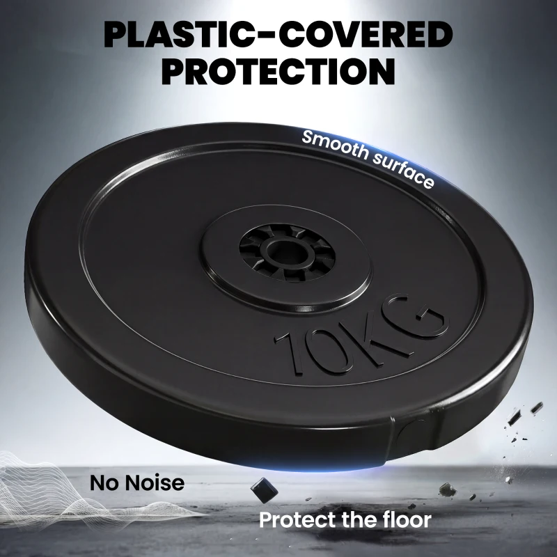 HOMCOM Discuri acoperite cu vinil