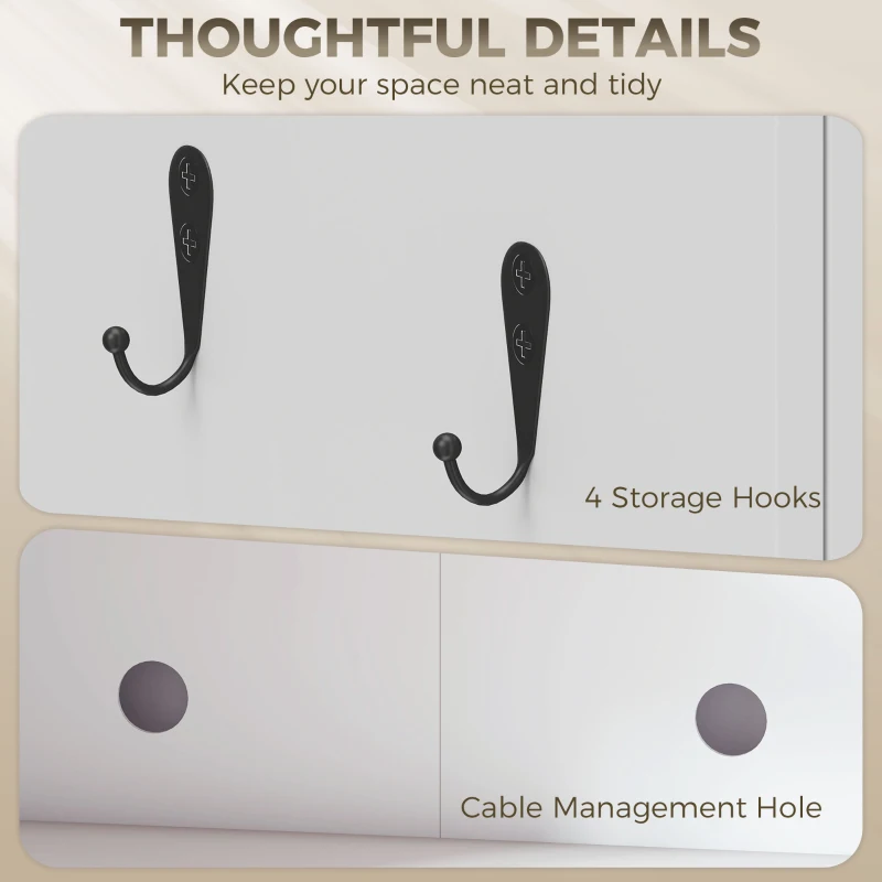 HOMCOM Bufet dulap de bucătărie cu sertar, 2 dulapuri, compartiment deschis, ușă acrilică nervurată 80 x 34 x 91 cm Alb+Stejar